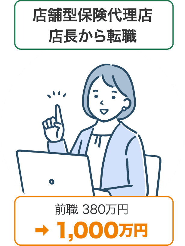 店舗型保険代理店 店長から転職